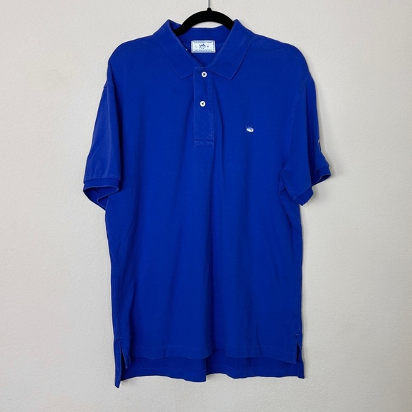 Southern Tide Men’s The Skipjack Polo | Size Large | Kansas Jayhawks Logo - Picture 1 of 7